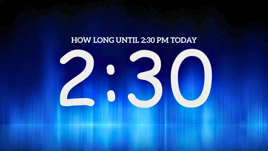 how long until 2:30 pm today how long until 2:30 pm today