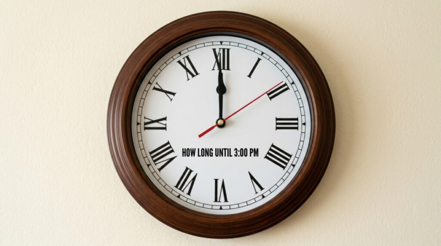 how long until 3:00 pm
